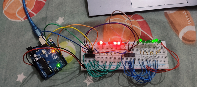 Arduino Shift Registers Demo